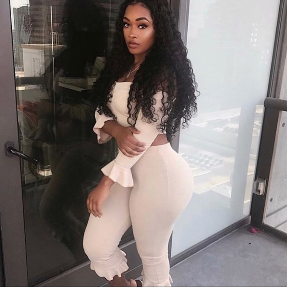 Nude Two Piece Set